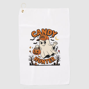 Serviette De Golf Chasseur de bonbons Halloween Fantôme Citrouille S