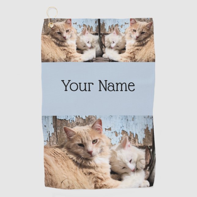 Serviette De Golf Chats (Devant)