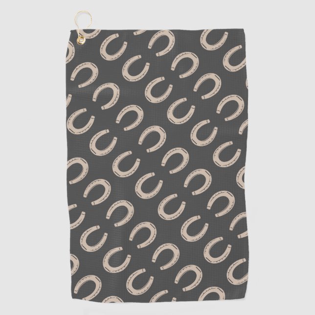 Serviette De Golf Chaussure Lucky Horse (Devant)