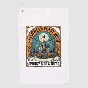 Serviette De Golf Chemise de fête d'Halloween Repas effrayant Maison