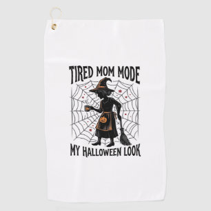 Serviette De Golf Chemise de maman Halloween Costume fatigué Graphiq