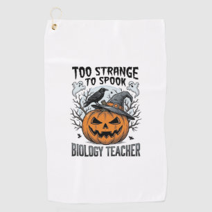 Serviette De Golf Chemise de professeur de biologie Halloween Citrou