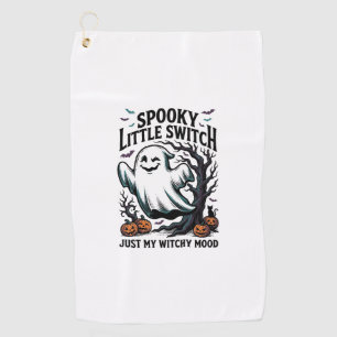 Serviette De Golf Chemise de sorcière Halloween Design d'humour fant