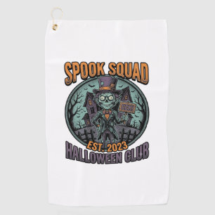 Serviette De Golf Chemise de zombie Halloween drôle de l'équipe Spoo