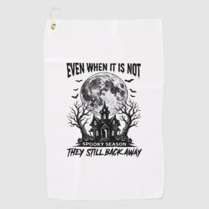 Serviette De Golf Chemise drôle d'Halloween Saison effrayante Design