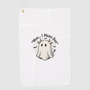 Serviette De Golf Chemise fantôme de vache mignonne Halloween Meugle