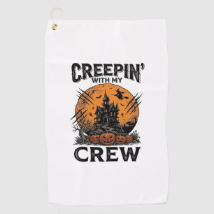 Serviette De Golf Chemise Halloween Maison Hantée Creepin With My Cr