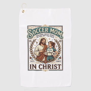 Serviette De Golf Chemise Vintage Jésus Volleyball Softball Football