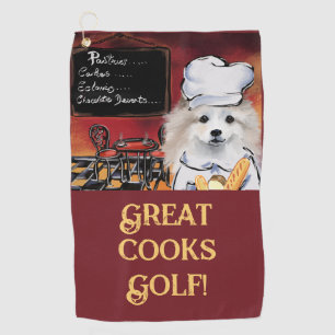 Serviette De Golf Chien Esquimau Américain