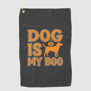 Serviette De Golf Chien Est Mon Boo Halloween Chien