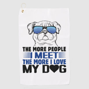 Serviette De Golf Chien T Chemise Chien T Chemises Chien Personnalis