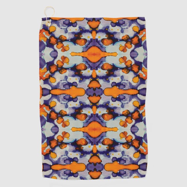 Serviette De Golf Citrouille Azure (Devant)