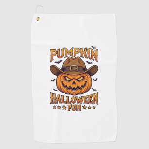 Serviette De Golf Citrouille Halloween Amusement Lanterne Jack Chape