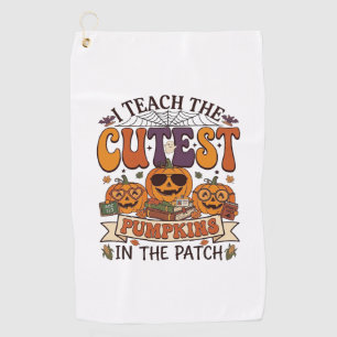Serviette De Golf Citrouilles les plus mignonnes Halloween Lunettes 
