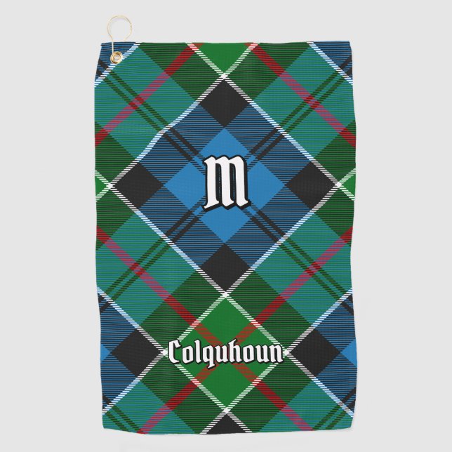 Serviette De Golf Clan Colquhoun Tartan (Devant)