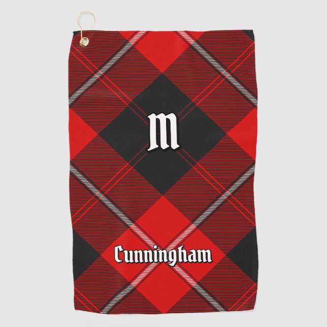 Serviette De Golf Clan Cunningham Tartan (Devant)