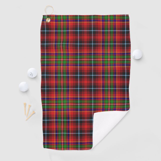 Serviette De Golf Clan Innes Scottish Tartan (En situation)