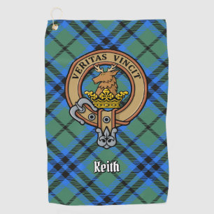Serviette de golf Clan Keith Crest