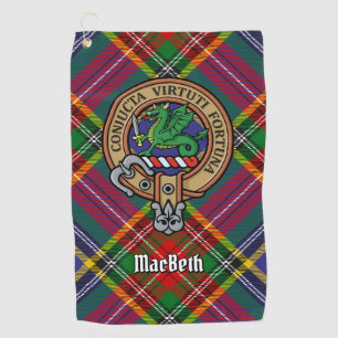 Serviette De Golf Clan MacBeth Crest Golf Towel
