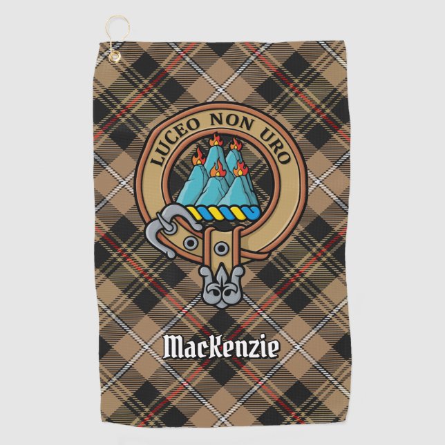 Serviette De Golf Clan MacKenzie Crest Golf Towel (Devant)