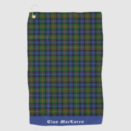 Serviette De Golf Clan MacLaren Tartan Plaid personnalisable