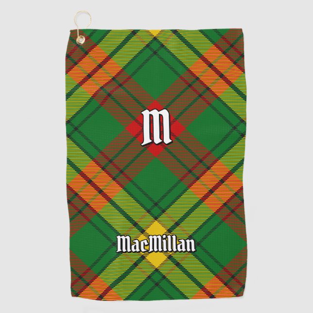 Serviette De Golf Clan MacMillan Tartan (Devant)