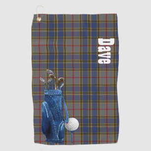 Serviette de golf classique Balfour Tartan Plaid