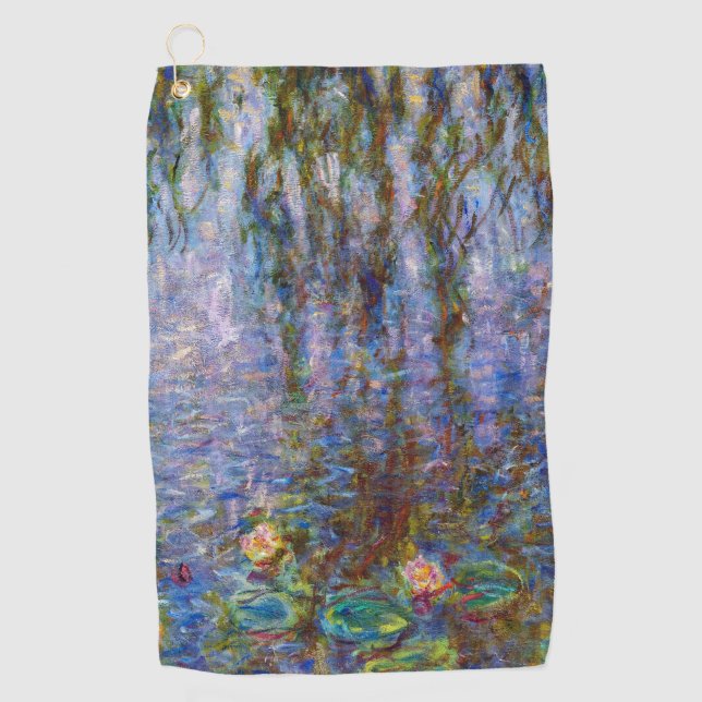 Serviette De Golf Claude Monet - Lys d'eau (Devant)