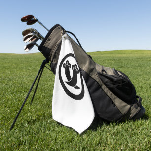 Serviette De Golf Clous intersectés en cercle