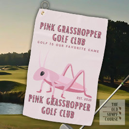 Serviette De Golf Club de golf de Pink Grasshopper