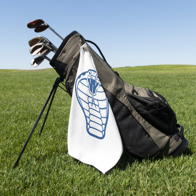 Serviette De Golf Cobra Serpent Bleu animaux venimeux Boa (Vert)