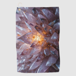 Serviette De Golf Coeur cristal radiant