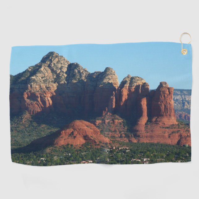 Serviette De Golf Coffee Pot Rock I à Sedona Arizona (Horizontal)