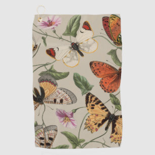 Serviette De Golf Collection de la papillon Moth Nature Dessin