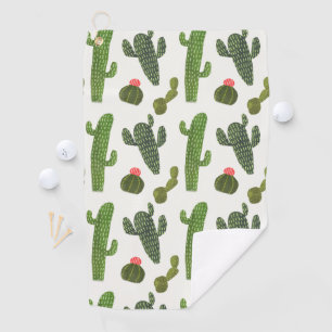 Serviette De Golf Collection Llamarama Cactus mignons