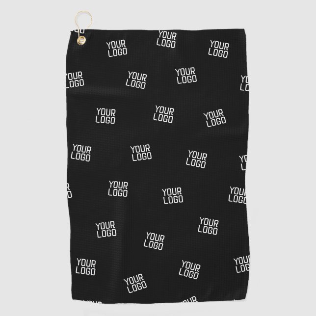 Serviette De Golf Conception aléatoire, logo ou image d'entreprise (Devant)
