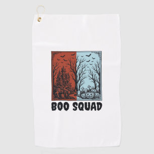 Serviette De Golf Conception de chemise de citrouille Halloween vint