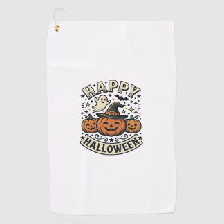 Serviette De Golf Conception de chemise fantôme citrouille Halloween