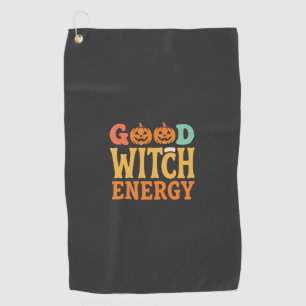 Serviette De Golf Conception de citrouille d'Halloween Énergie de bo