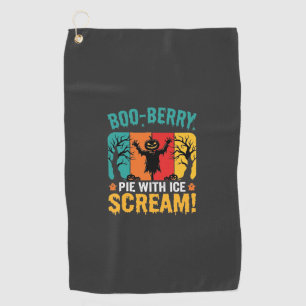 Serviette De Golf Conception de glace de Halloween pour tarte Boo-Be
