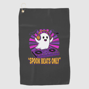 Serviette De Golf Conception de rythmes Halloween DJ fantôme effraya