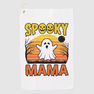 Serviette De Golf Conception de T-shirt Halloween Fantôme Vintage Sp