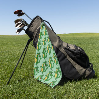 Serviette De Golf Conception Dragon Vert Fond de n'importe quelle co