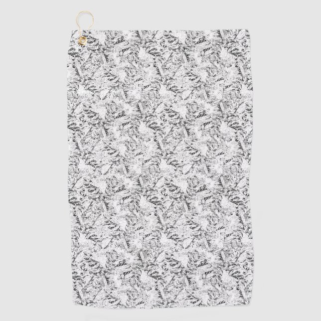 Serviette De Golf conception sèche Vingt-Deux (Devant)