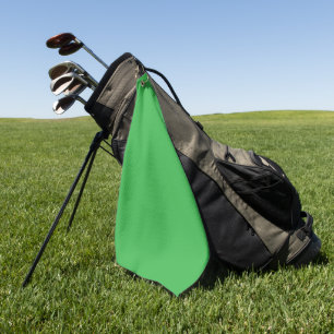 Serviette De Golf Concevez votre rêve Kelly Green