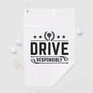 Serviette De Golf Conduire de manière responsable