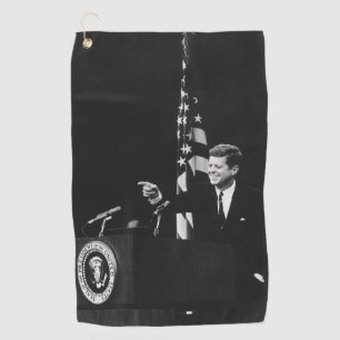 Serviette De Golf Conférence de John Kennedy 35e président des États
