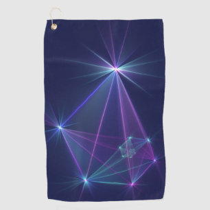 Serviette De Golf Constellation, art fractal abstrait fantastique