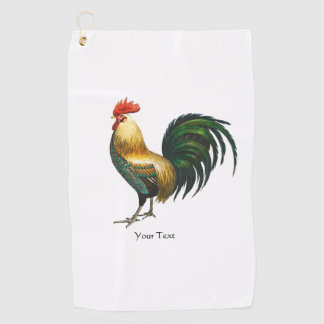 Serviette De Golf Coq pays classique élégant oiseau traditionnel