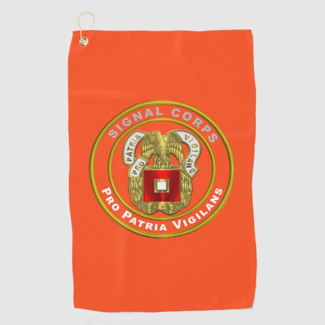 Serviette De Golf Corps des signaux (Devant)